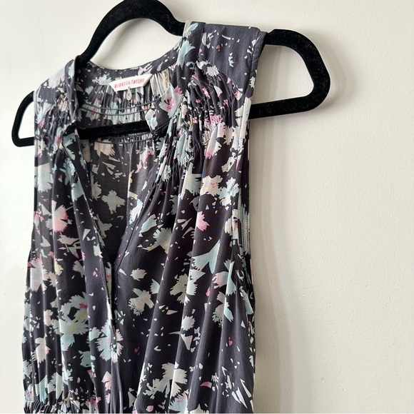 REBECCA Taylor-Floral Silk Blend Midi Dress (Size:4) - Picture 5 of 15